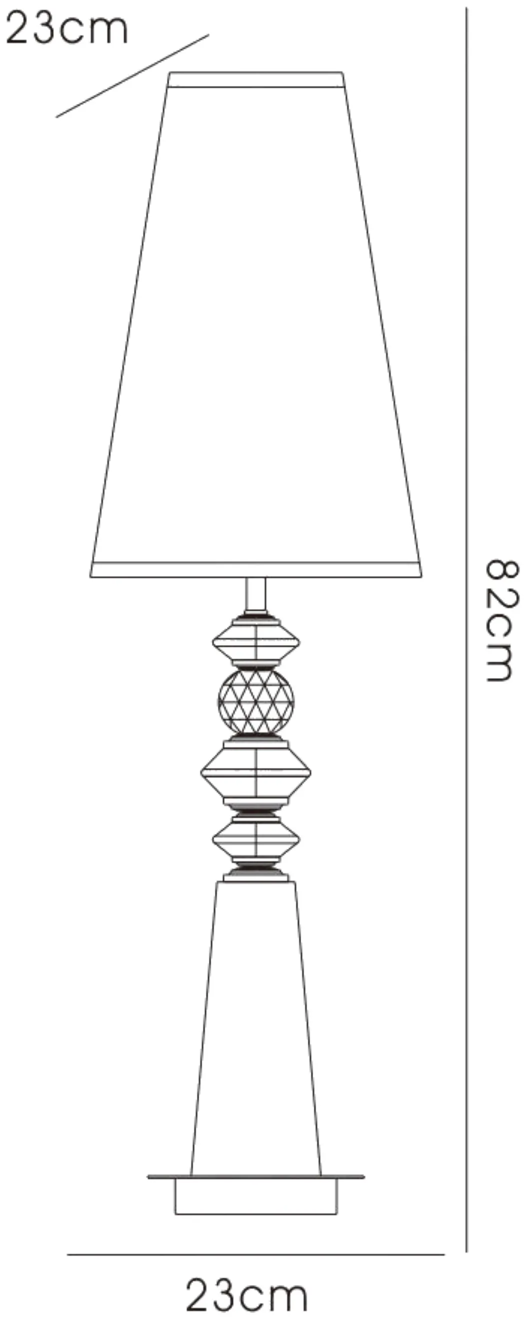 Galata Table Lamp 1 Light IL70335/SU  Diyas Home Galata